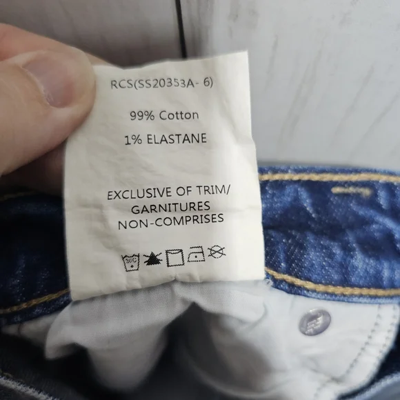 NWOT Silver Jeans Women’s Frisco Straight Distressed Size 26 Western Glove Works - Picture 9 of 9